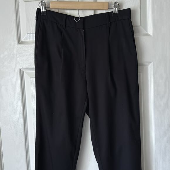 TROIS Black Wool Trouser Pants Ankle Crop size 2 - Picture 3 of 8